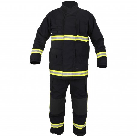 Costum pompieri fibre aramidice cu bariera aluminizata EN469