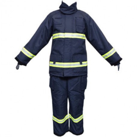 Costum tip pompier hidrofobizat, ignifugat SVSU/SPSU impermeabilitate conform EN 343