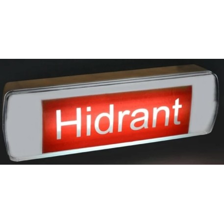 Lampa cu acumulator pentru semnalizare hidrant cu regim permanent