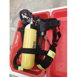 Aparat de respirat autonom SCBA300 certificare EN137 marcaj CE0098 pentru interventii pompieri, include butelie din otel DRAGER 6L 300 bari 