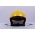 Casca pompieri cu vizor, ochelari rabatabili si guler aluminizat EN443 F301 galbena