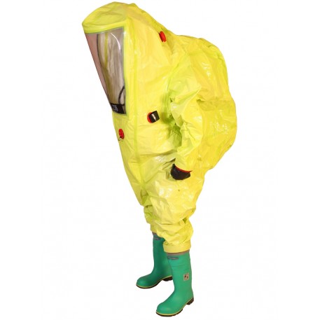 Costum protectie CBRN tip combinezon Respirex TYCHEM TK DuPont tip 1A pentru zone cu risc biologic crescut